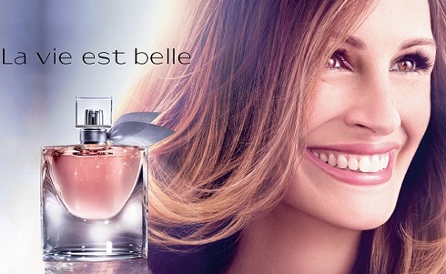 Julia Roberts pour le parfum La Vie Est Belle